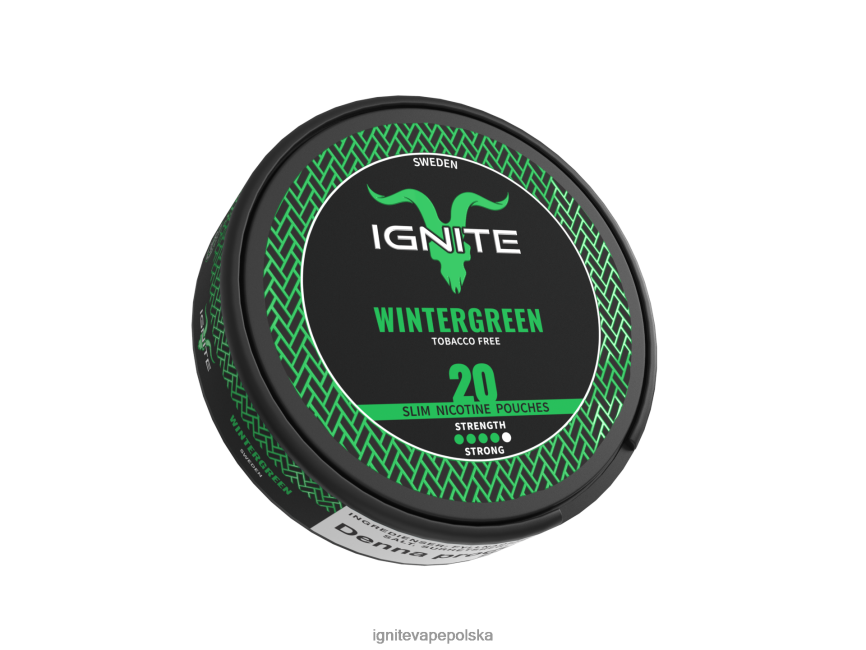 Ignite Smaki | IGNITE woreczki nikotynowe zimozielony 0648NZ168